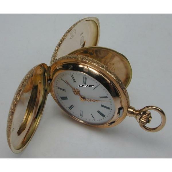 Thumbnail von Schweizer Savonette-Damentaschenuhr