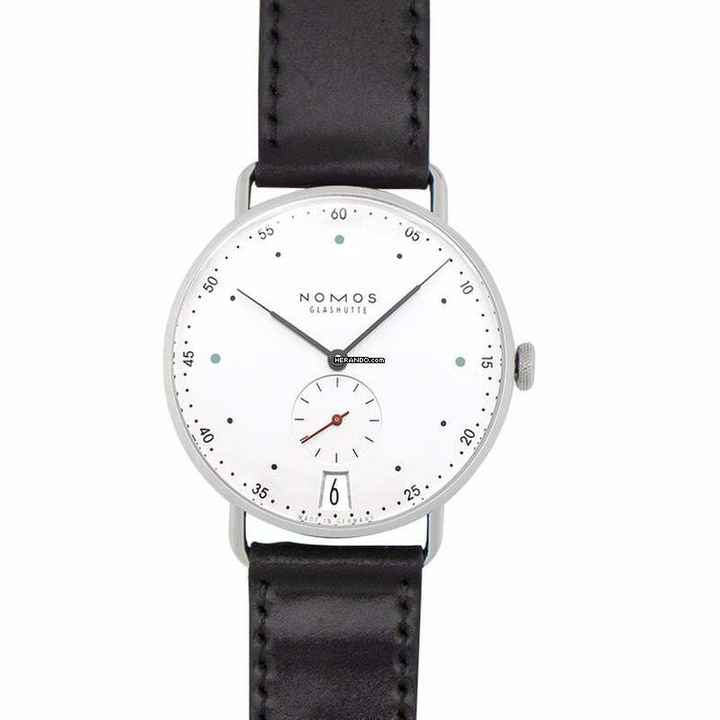  NOMOS Metro 38 Datum 1102 - Metro 38 Date Manual-winding White Silver-plated Dial 38.5mm Men's Watch </h1> 