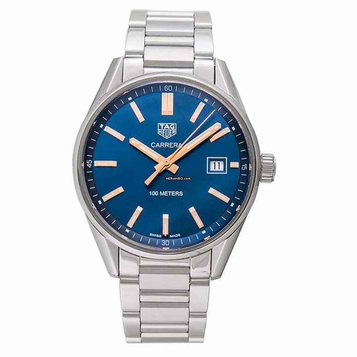  TAG Heuer Carrera Lady WAR1112.BA0601 - Carrera Quartz Blue Dial Ladies Watch </h1> 