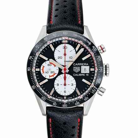  TAG Heuer Carrera Calibre 16 CV201AP.FC6429 - Carrera Calibre 16 Automatic Chronograph Black Dial Men's Watch </h1> 