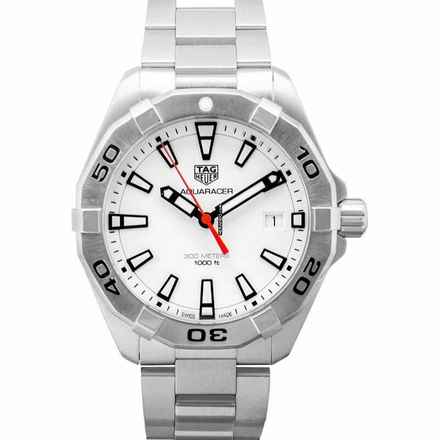  TAG Heuer Aquaracer 300M WBD1111.BA0928 - Aquaracer Quartz White Dial Men's Watch </h1> 