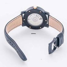 Thumbnail von Bulgari 102248 - Automatic Black Dial Black Leather Men's Watch </h1>