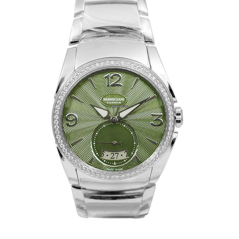  Parmigiani Fleurier Tonda PFC273-0065600-B00002 - Tonda Metropolitaine Automatic Green Dial 33mm Stainless steel Lad </h1> 