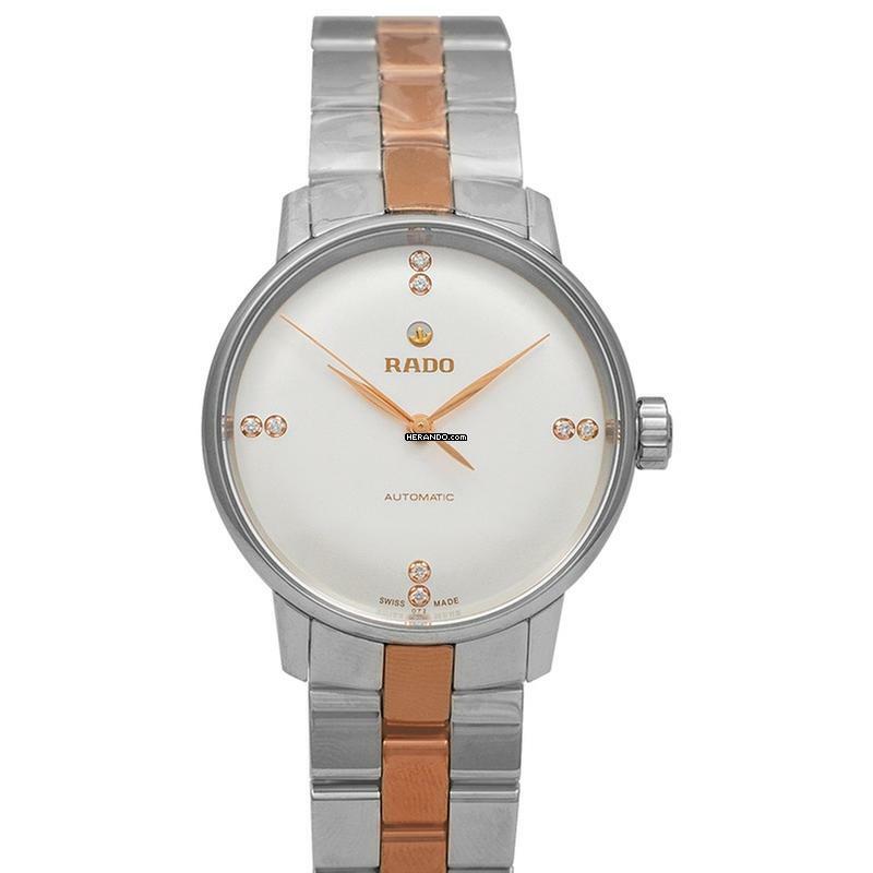  Rado Coupole R22862722 - Coupole Automatic White Dial Ladies Watch </h1> 