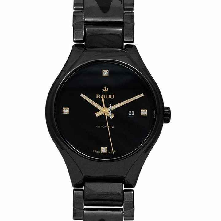  Rado True R27242712 - True Automatic Diamonds Black Dial Ladies Watch </h1> 