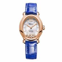 Thumbnail von Chopard 275362-5001 - Happy Diamonds Automatic Mother of Pearl Dial 18k Rose Gold Ladies Watch </h1>