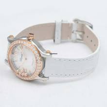 Thumbnail von Chopard Happy Sport 278573-6020 - Happy Sport Automatic White Dial Stainless Steel Ladies Watch </h1>