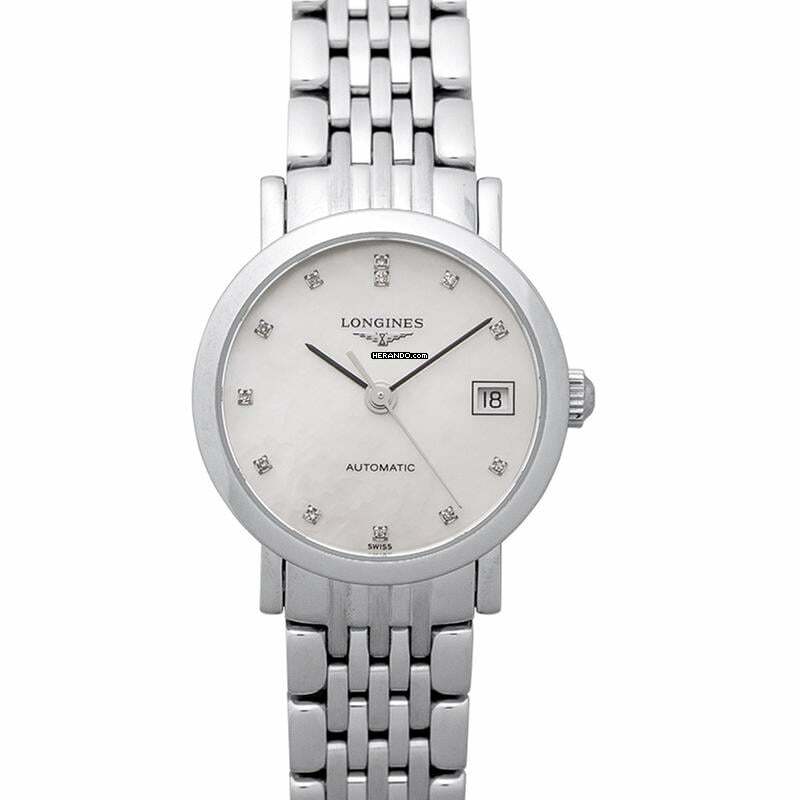  Longines Elegant L43094876 - The Longines Elegant Collection Automatic Diamonds Ladies Watch </h1> 
