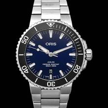 Thumbnail von Oris 01 733 7730 4135-07 8 24 05PEB - Divers Automatic Blue Dial Stainless Steel Men's Watch </h1>