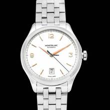 Thumbnail von Montblanc Heritage Chronométrie 112519 - Heritage Chronométrie Automatic Silver Dial Stainless Steel Men's Watch </h1>