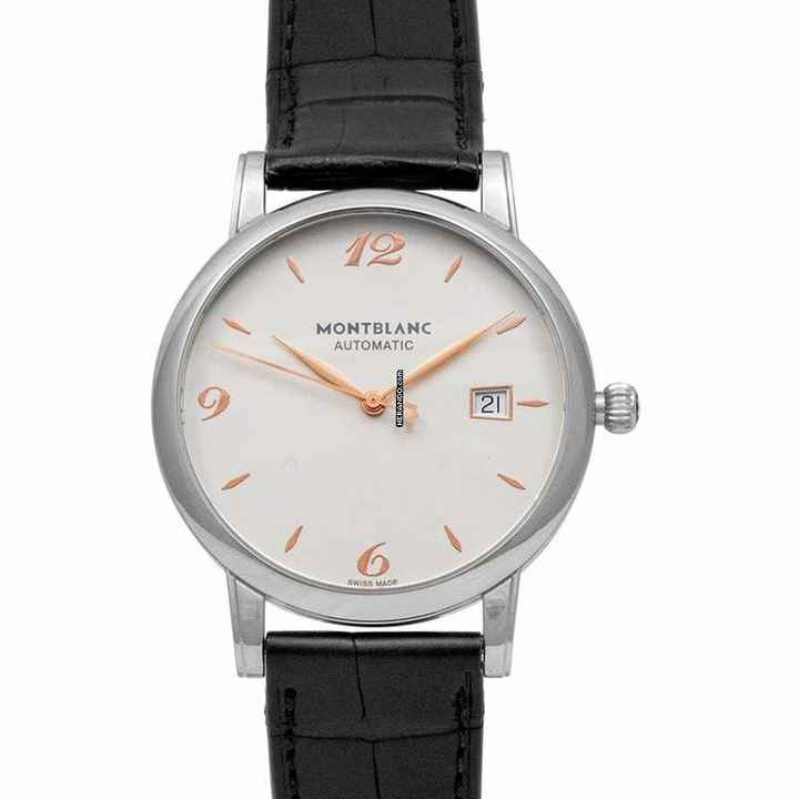  Montblanc Star Classique 110717 - Star Classique Automatic White Dial Men's Watch </h1> 