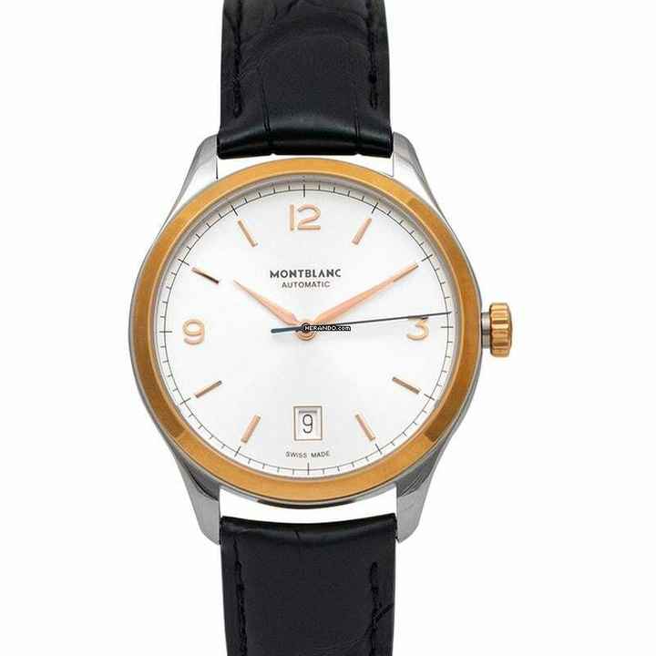  Montblanc Heritage Chronométrie 112521 - Heritage Chronométrie Automatic Silver Dial Stainless Steel Men's Watch </h1> 