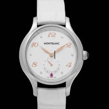 Thumbnail von Montblanc Princess Grace De Monaco 106499 - Princess Grace De Monaco Quartz White Dial with Diamonds Ladies Watch </h1>