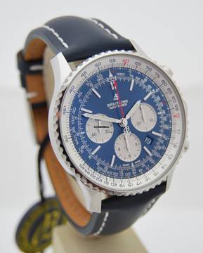  Breitling Navitimer 1 B01 46 Kalbslederband Box & Papiere 2021 (DE) NEU