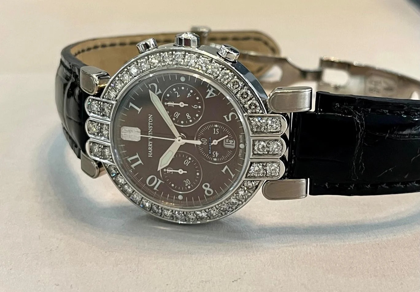  Harry Winston Premier Excenter Chronograph Diamond  