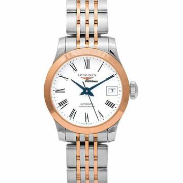  Longines Record L23205117 - Record Automatic White Dial Ladies Watch </h1> 