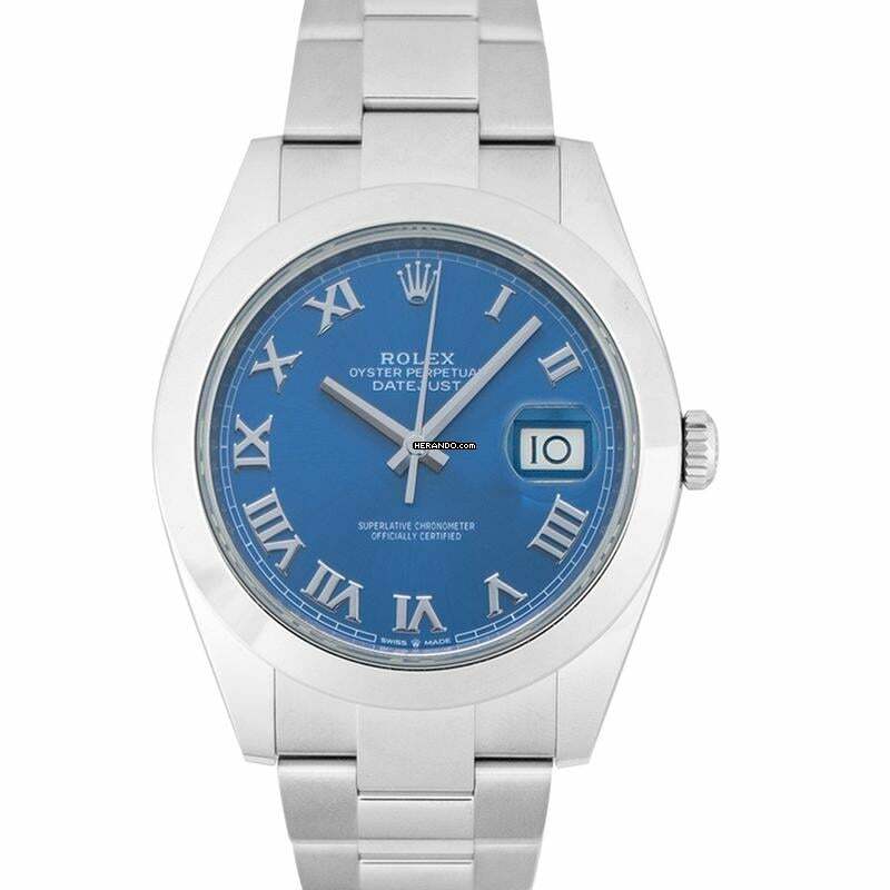  Rolex Datejust 41 126300-0017 - Datejust 41 Steel Automatic Blue Dial Men's Watch </h1> 