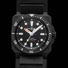 Thumbnail von Bell & Ross BR 03-92 Ceramic BR0392-D-BL-CE/SRB - Instruments BR 03-92 Diver Black Matte Men's Watch </h1>
