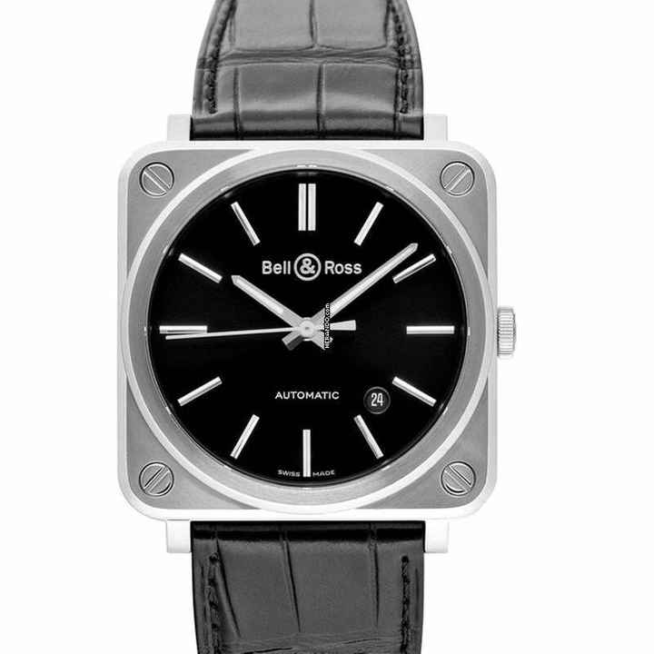  Bell & Ross BR S BRS92-BLC-ST/SCR - Instruments BR S-92 Black Steel Men's Watch </h1> 