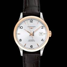 Thumbnail von Longines Record L28205762 - Record Automatic Silver Dial Men's Watch </h1>