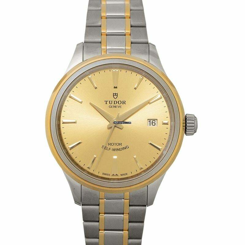  Tudor Style 12503-0001 - Style Automatic Champagne Dial Stainless Steel Men's Watch </h1> 