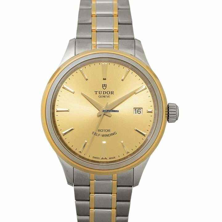  Tudor Style 12503-0001 - Style Automatic Champagne Dial Stainless Steel Men's Watch </h1> 