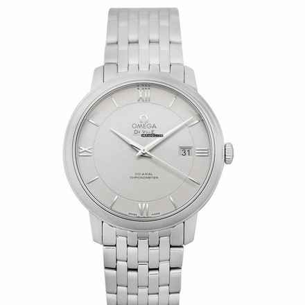  Omega De Ville Prestige 424.10.40.20.02.003 - De Ville Prestige Co-Axial 39.5 mm Automatic Silver Dial Steel Men's </h1> 