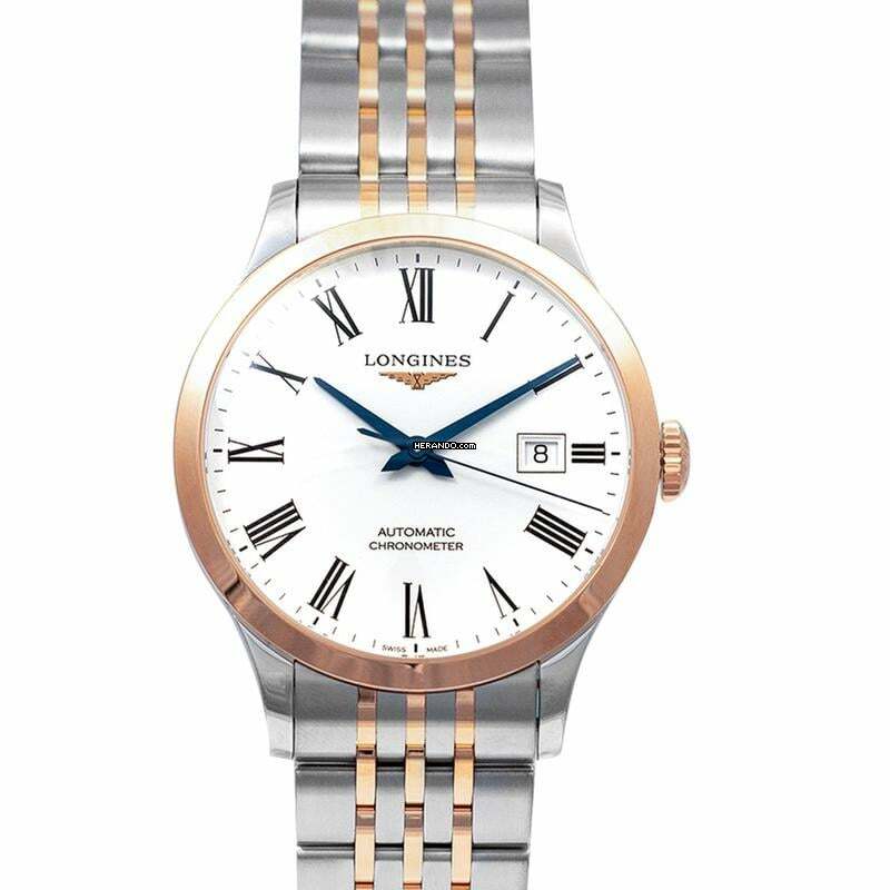 Longines Record L28215117 - Record Automatic White Dial Men's Watch </h1>