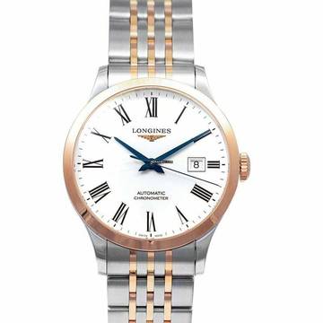 Longines Record L28215117 - Record Automatic White Dial Men's Watch </h1> 