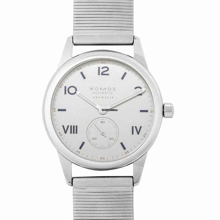  NOMOS Club Campus Neomatik 765 - Club Campus Neomatik 39 Automatic White Silver-plated Dial 39.5mm Men's Watch </h1> 