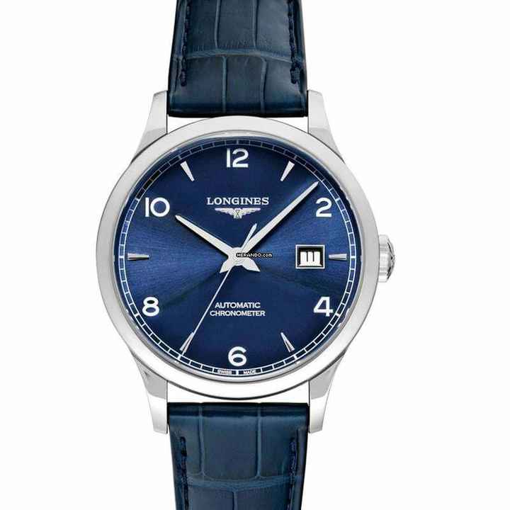  Longines Record L28214964 - Record Automatic Blue Dial Men's Watch </h1> 
