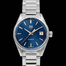Thumbnail von TAG Heuer Carrera Lady WBK1312.BA0652 - Carrera Ladies Quartz Blue Dial Ladies Watch </h1>