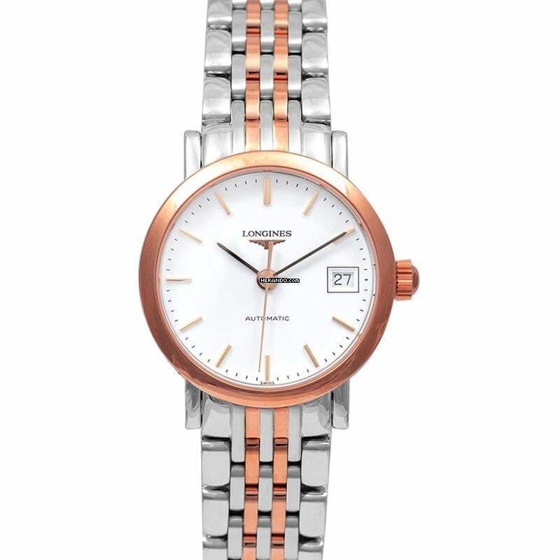 Longines Elegant L43095127 - Elegant Automatic White Dial Ladies Watch </h1>
