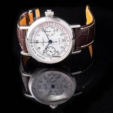 Thumbnail von Longines Heritage L28014232 - Heritage Column Wheel Single Push Piece Pulsometer Chronograph Automatic White </h1>