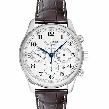  Longines Master Collection L27594783 - The Longines Master Chronograph Automatic Silver Dial Men's Watch </h1> 