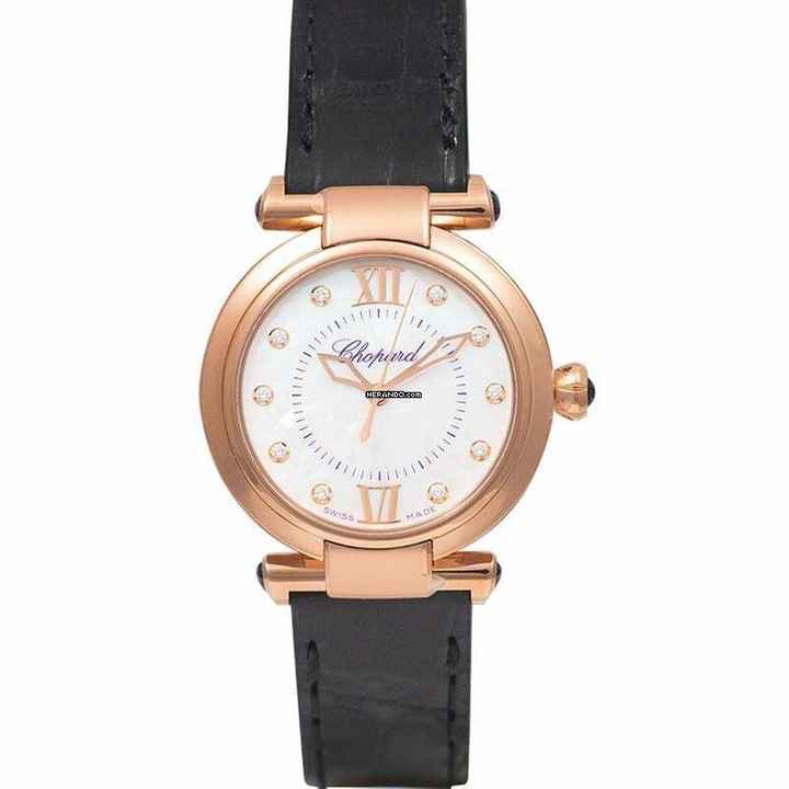  Chopard Imperiale 384319-5009 - Imperiale Automatic Mother-of-pearl dial Dial Rose Gold Ladies Watch </h1> 
