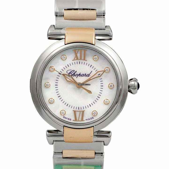  Chopard Imperiale 388563-6014 - Imperiale Automatic Mother of Pearl Dial Stainless Steel Ladies Watch </h1> 