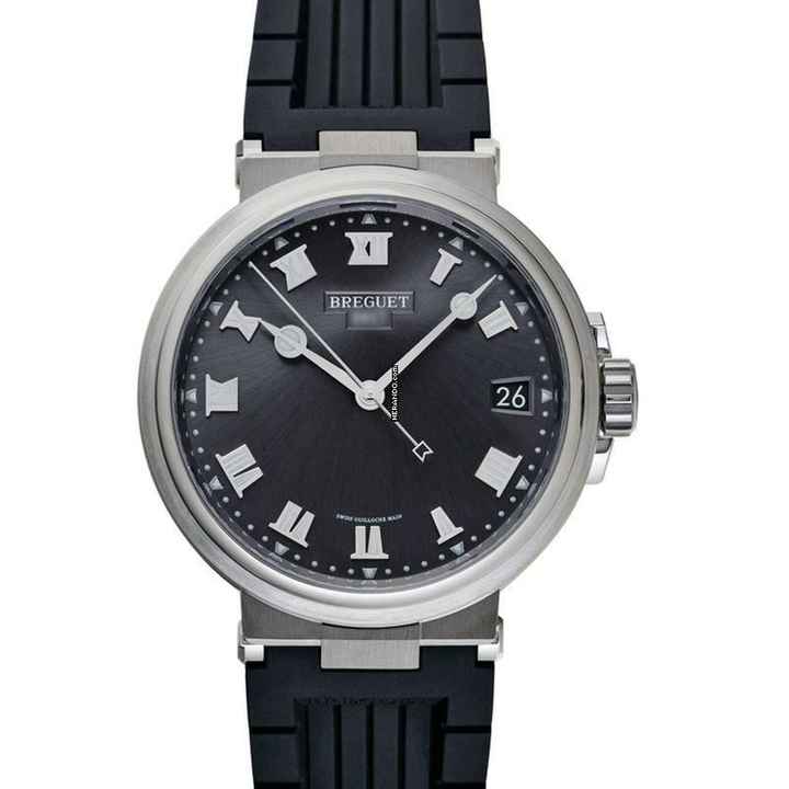  Breguet Marine 5517TI/G2/5ZU - Marine Automatic Black Dial Titanium Men's Watch </h1> 
