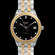 Thumbnail von Longines Flagship L47743577 - Flagship Automatic Black Dial Diamond Unisex Watch </h1>