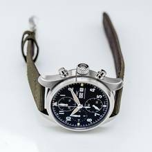 Thumbnail von IWC Fliegeruhr Spitfire Chronograph IW387901 - Pilot's Watch Chronograph Spitfire Automatic Black Dial Men's Watch </h1>