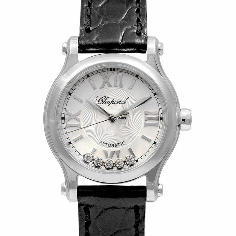  Chopard Happy Sport 278573-3001 - Happy Sport 30 mm Automatic Silver Dial Diamonds Ladies Watch </h1> 