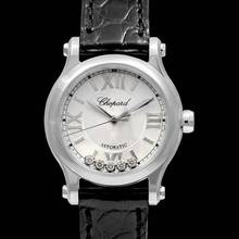 Thumbnail von Chopard Happy Sport 278573-3001 - Happy Sport 30 mm Automatic Silver Dial Diamonds Ladies Watch </h1>