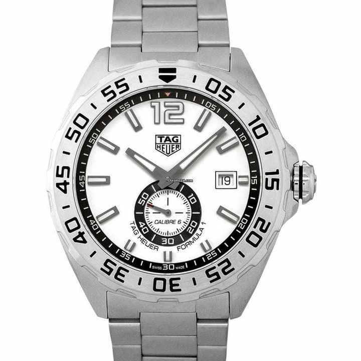  TAG Heuer Formula 1 Calibre 6 WAZ2013.BA0842 - Formula 1 Calibre 6 Automatic White Dial Men's Watch </h1> 