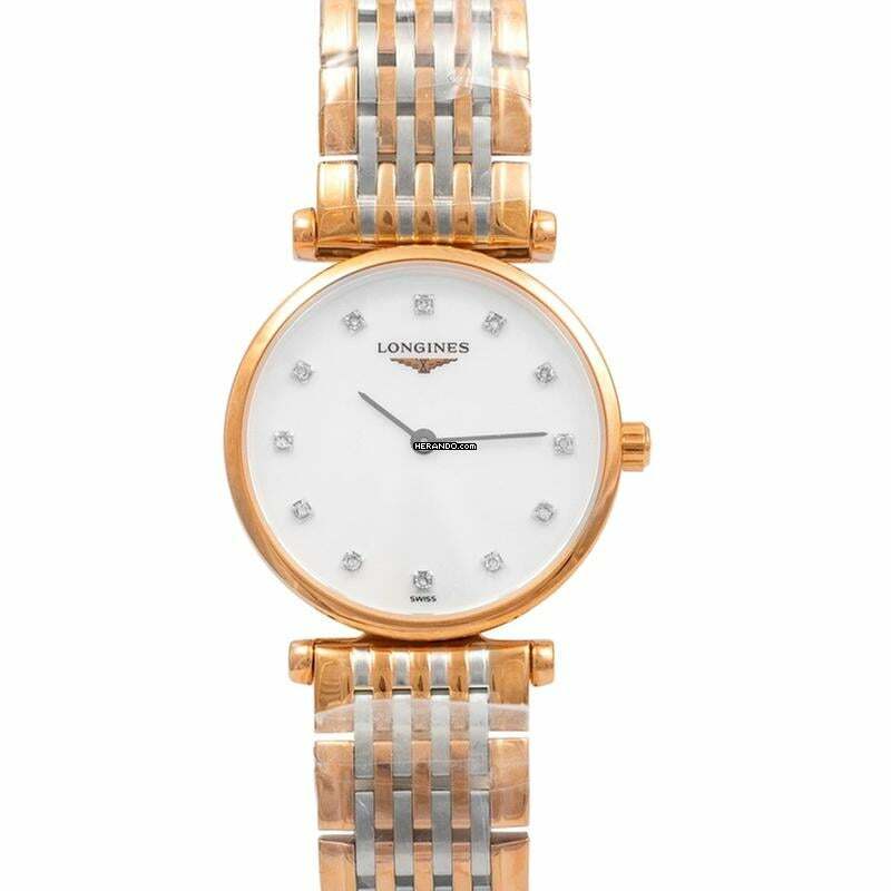 Longines La Grande Classique L42091977 - La Grande Classique de Longines Quartz Mother of Pearl Dial Diamond Indexes La </h1>