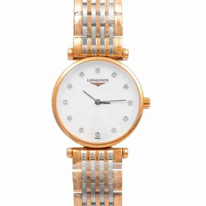  Longines La Grande Classique L42091977 - La Grande Classique de Longines Quartz Mother of Pearl Dial Diamond Indexes La </h1> 