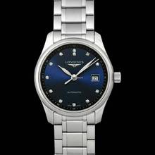 Thumbnail von Longines Master Collection L22574976 - Master Collection Automatic Blue Dial Diamond Ladies Watch </h1>