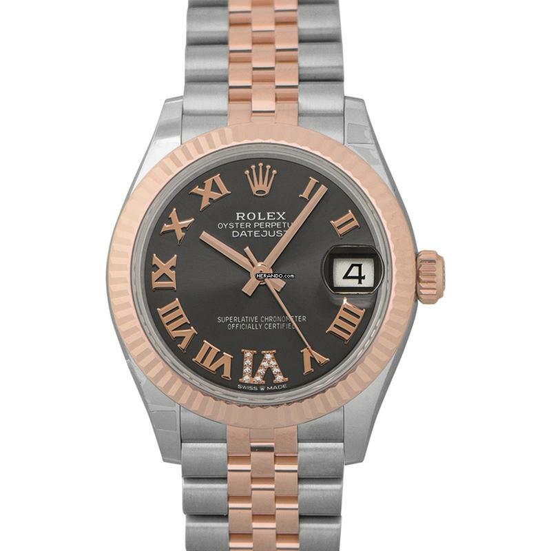  Rolex Datejust 31 278271-0030 - Datejust 31 Steel And 18ct Everose Gold Automatic Silver Diamond Dial Ladies </h1> 