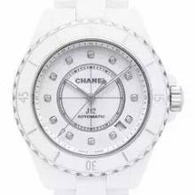 Thumbnail von Chanel J12 Automatik 38 Weiß Diamant Ref. H5705 </h1>