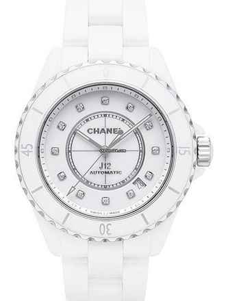  Chanel J12 Automatik 38 Weiß Diamant Ref. H5705 </h1> 