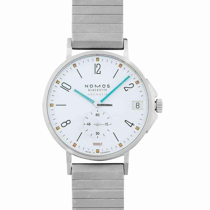  NOMOS Tangente Neomatik 580 - Tangente Sport Neomatik 42 Date Automatic White Silver-plated Dial 42.0mm Men's Watc </h1> 